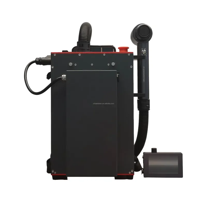 Portable Pulse Cleaning Machine Backpack 300w Pulsed Cleaner Wood Cleaning Paint Metal Rust Paint