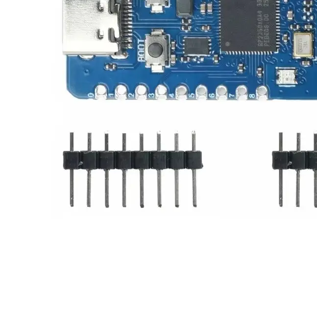 RP2350-USB-A Mini Development Board, Type-C Powered MCU Module with W25Q16 Flash BOOT Reset Half-Hole Pins