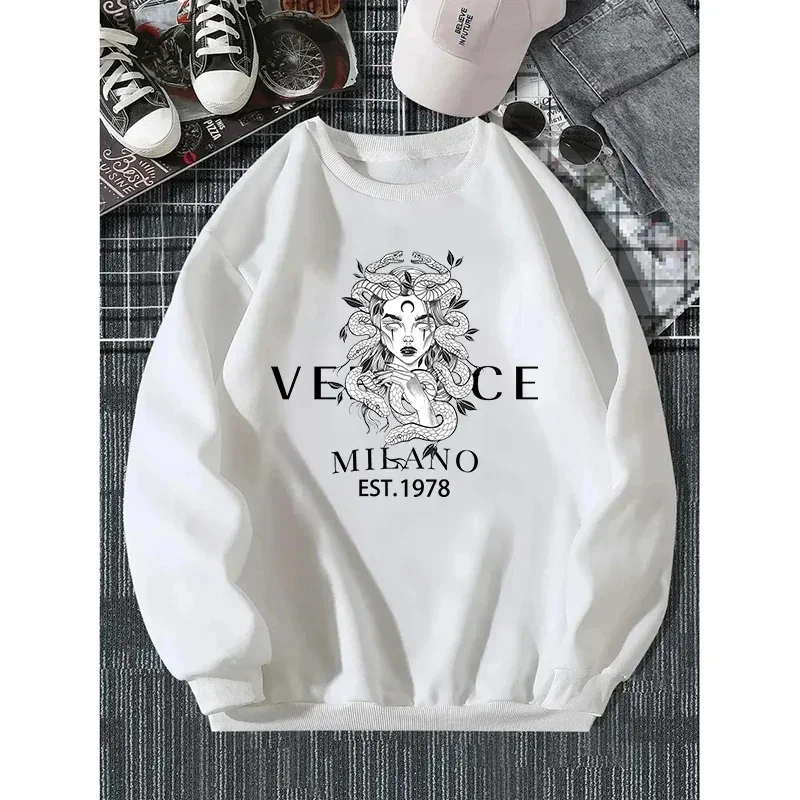 New Women\'s Graphic Sweatshirt Classic Luxury High Quality Harajuku Y2k Designer Casual Hip Hop Hoodies Woman Pullover Sweater