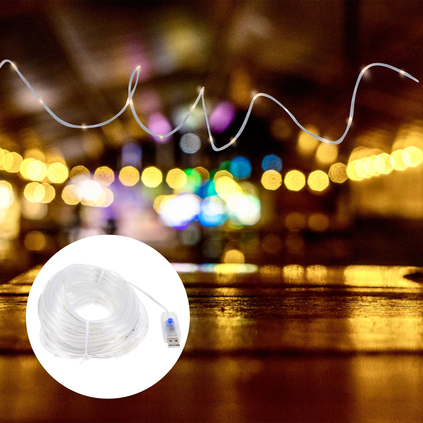 

LED Light Decorative Plastic Strip Waterproof Outdoor Rope Lights Festival Decorative String Lights Home Party Bar