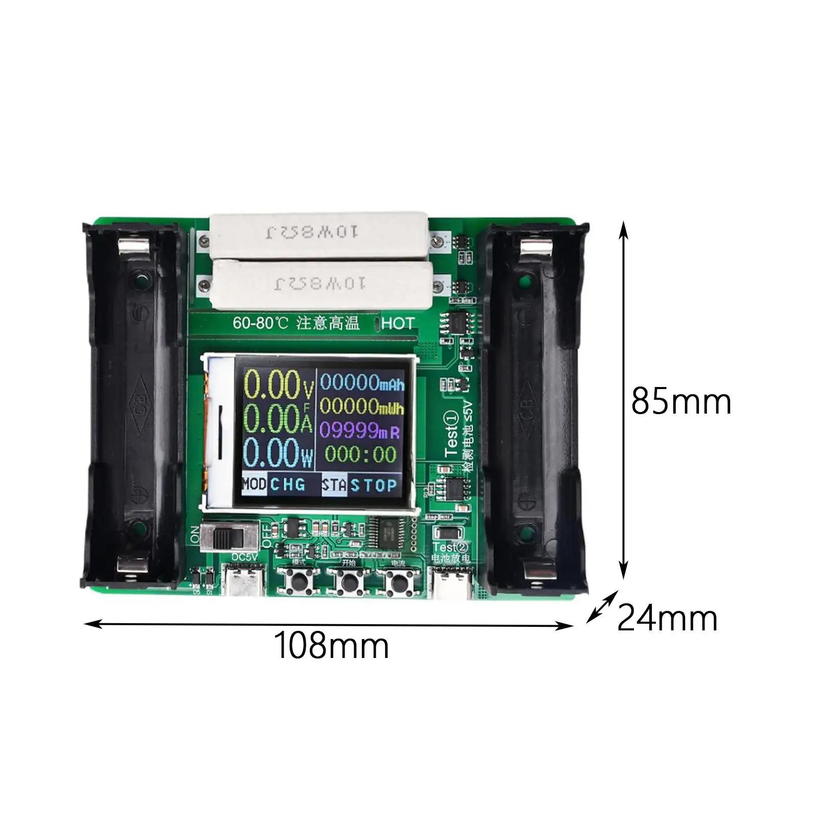 산업용 디지털 배터리 테스터 모듈 배터리 방전 용량 테스터