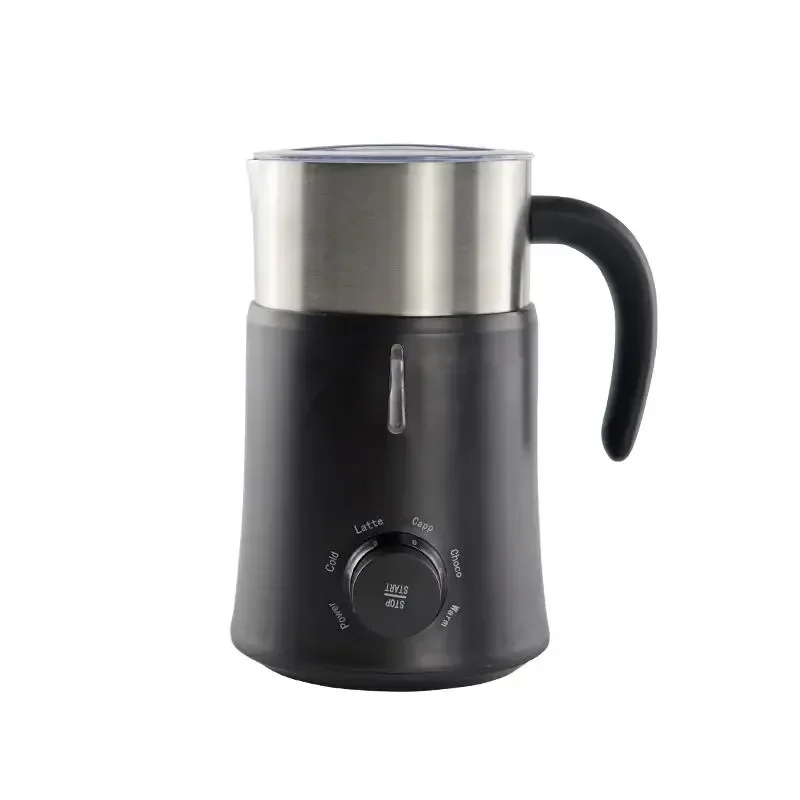 Large capacity touch button electric coffee milk frother hot and cold foamer