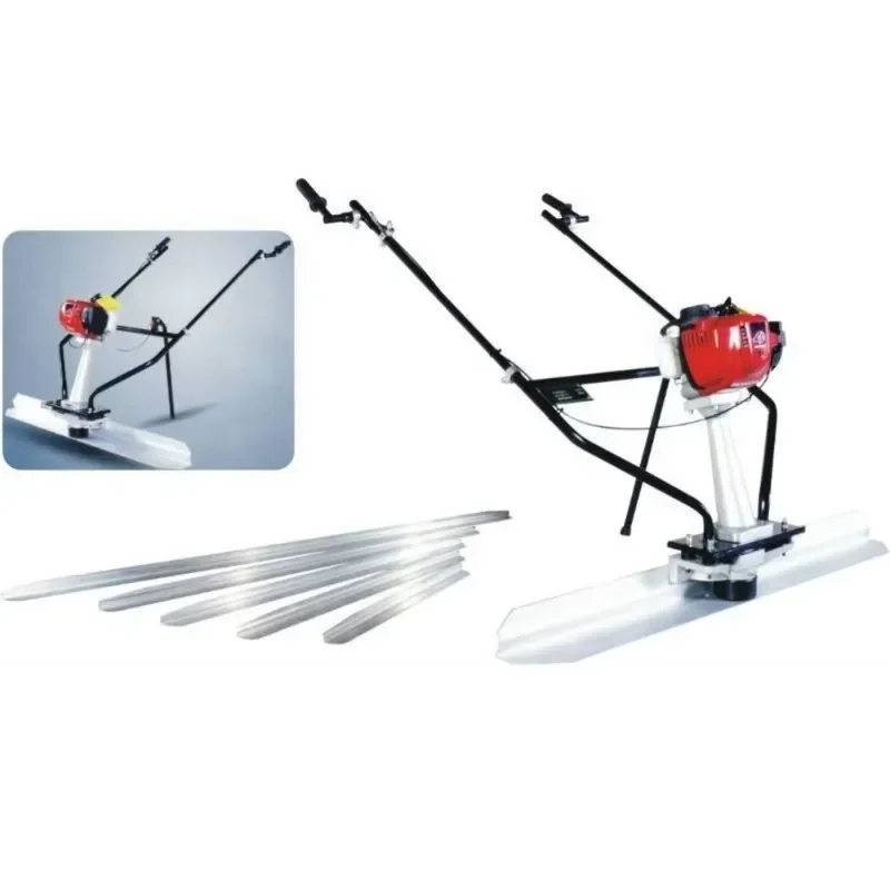 Portable Concrete Power Screed Surface Finishing Machine Lightweight Plaster Leveling Tool for Construction