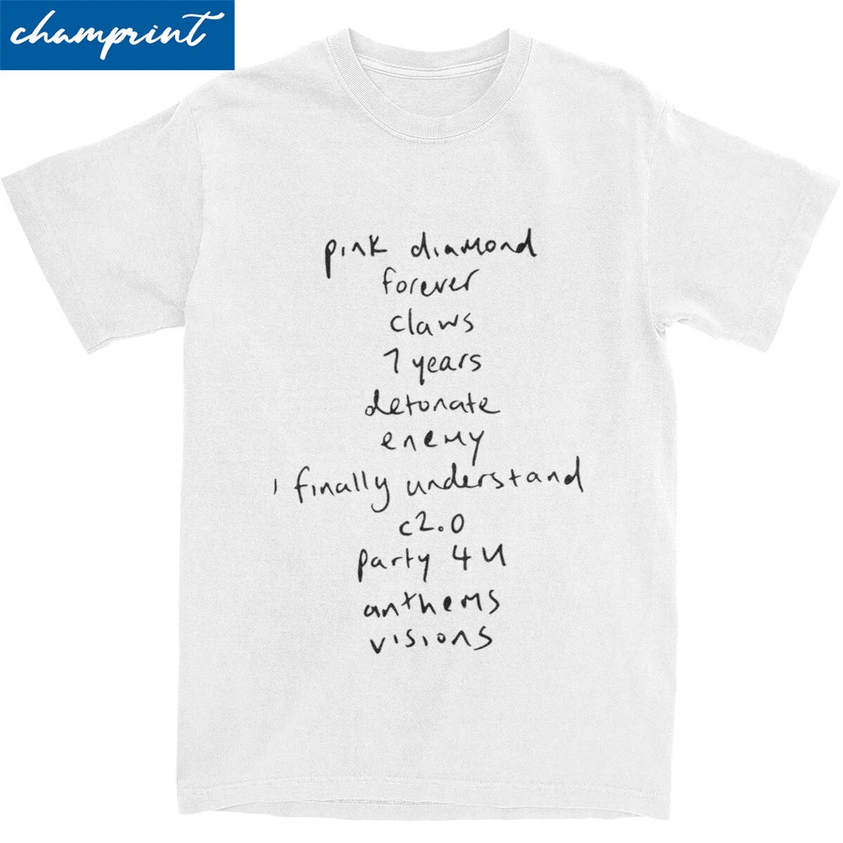 

Aesthetic How I'm Feeling Now Charli XCX Album Tracklist Tshirts Men's Cotton Short Sleeve O-neck Clothes