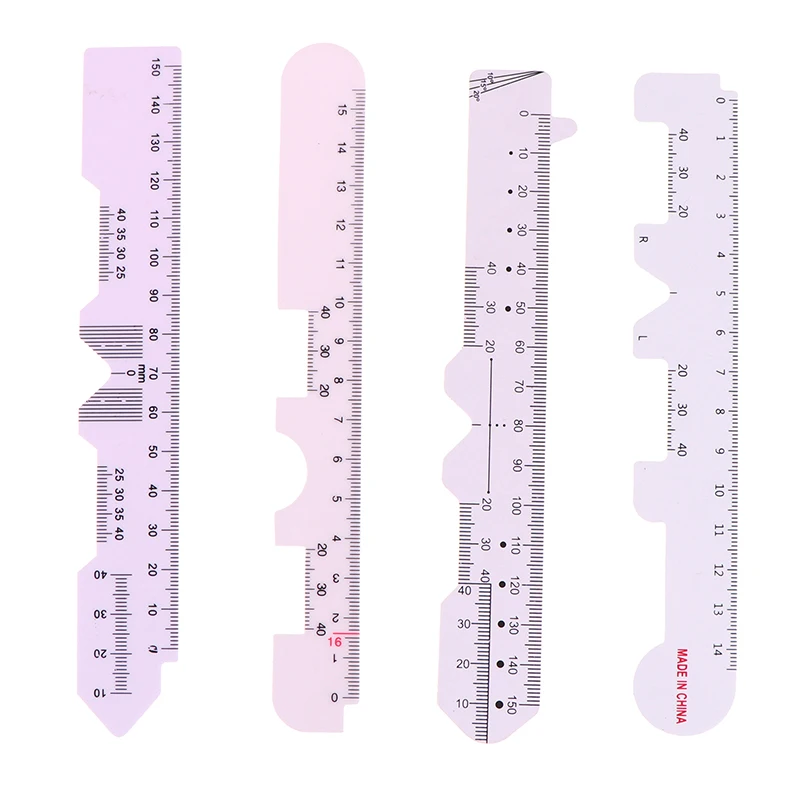 Régua optométrica reta macia Medir a distância do aluno Eye Ophthalmic Tool Occluder para teste de visão
