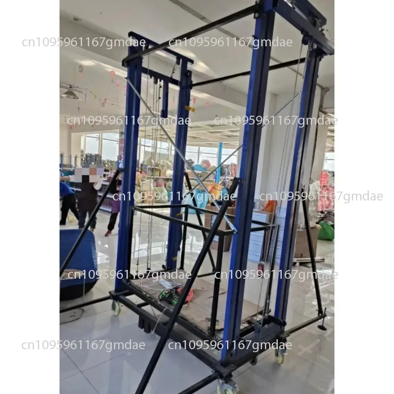 Electric scaffolding foldable mobile lifting platform fully automatic remote control hoist