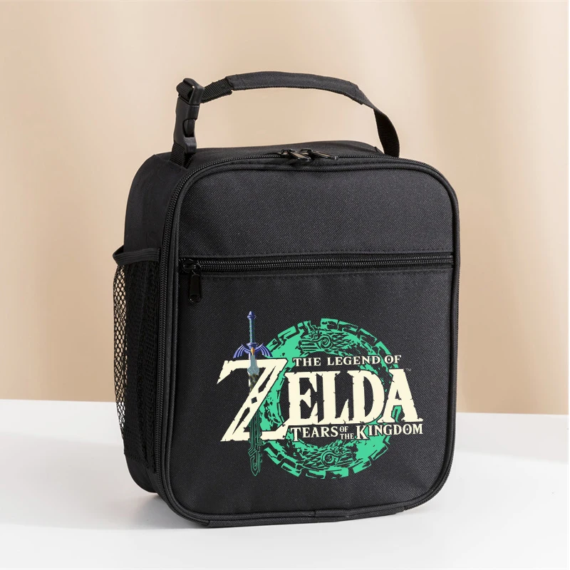 Anime The Legend of Zeldas Lunch Bag Men Portable Thickened Aluminium Foil Fresh Insulation Bag Food Meal Bag Handbag Gift