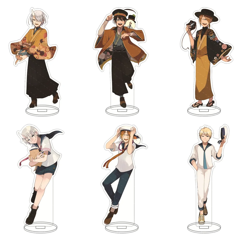 15CM 15PCS Anime A Terrified Teacher at Ghoul School Acrylic Stand Cosplay Character Figure Collectible Goods Gift for Fans 