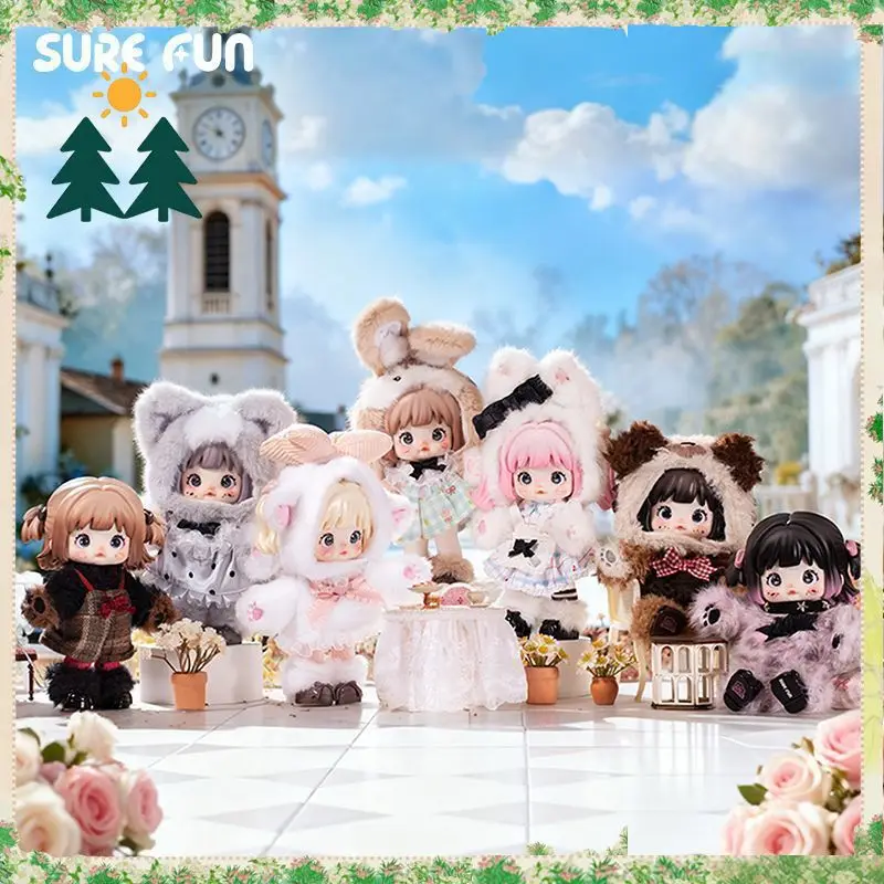 Original Nommi Forest Kingdom Series Articulated Doll Blind Box Display Collectible Novelty Desk Ornament Toy Set Anime Pin Gift