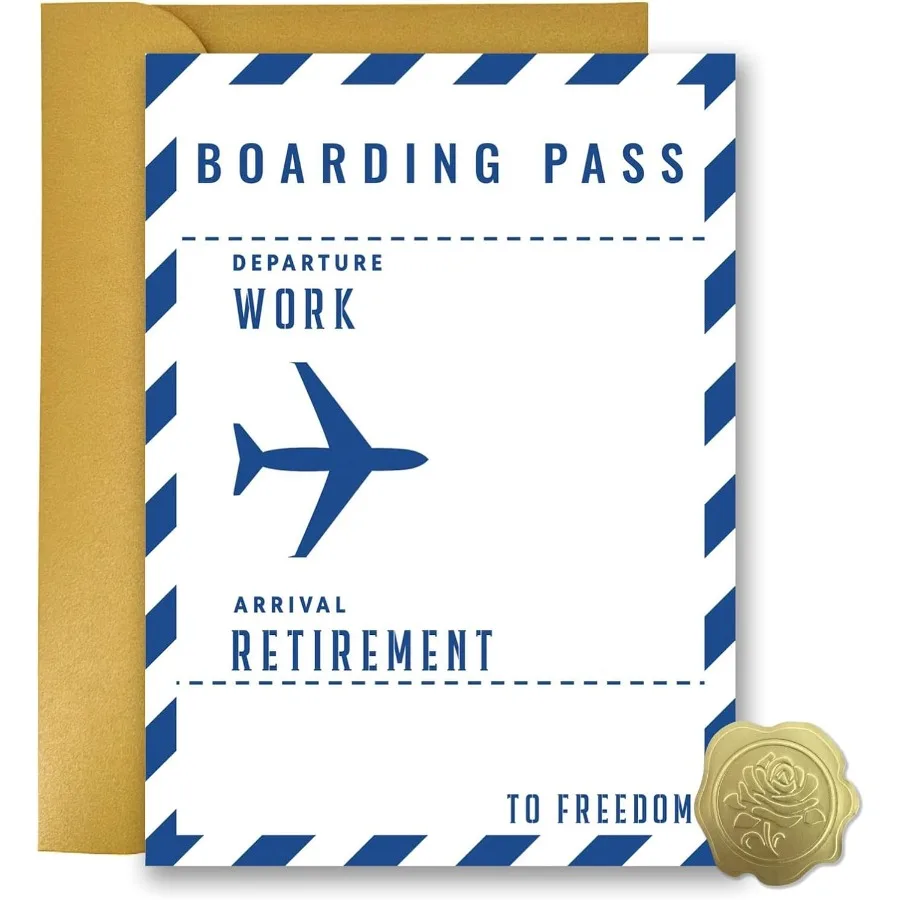 بطاقة التقاعد المضحكة للرجال والنساء زميل العمل صديق ترك بطاقات العمل الفكاهة بطاقة التقاعد هدية له الفكاهة هاب #1