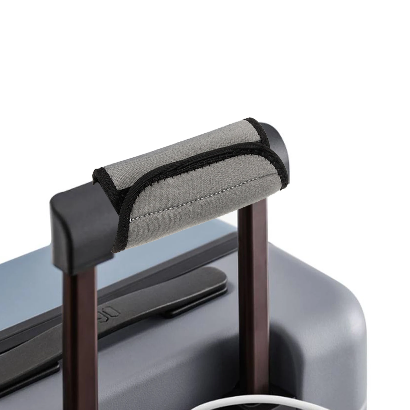 

3pcs Luggage Handle Wraps Suitcase Covers Comfortable Handbag Protector Bag Shoulder Pad Black Gray Travel Essentials