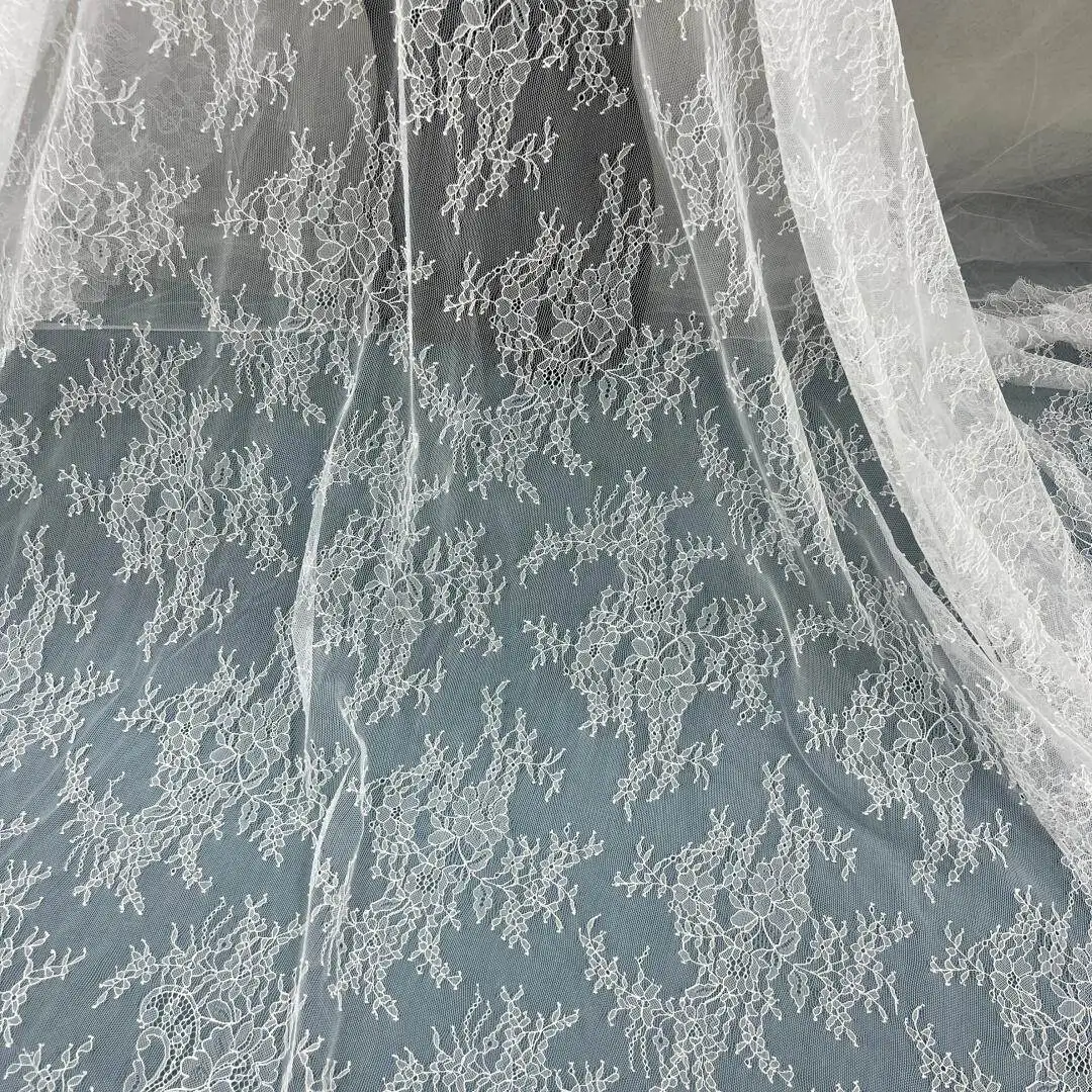 Exquisite Eyelash Lace Fabric From French Export For DIY Wedding Dresses And Clothing Creation Perfect For Garment Accessories