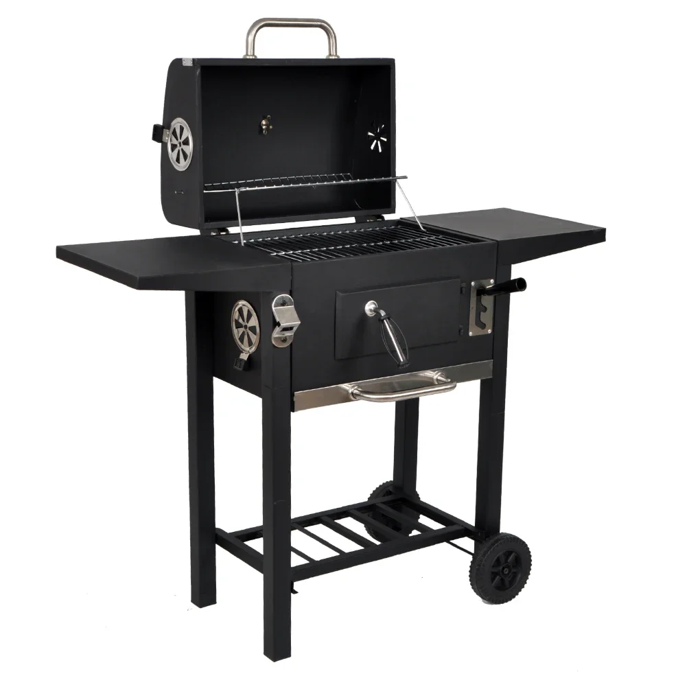 New Upgrade Outdoor Heavy Charcoal Barbecue Outdoor trolley bbq Garden grill