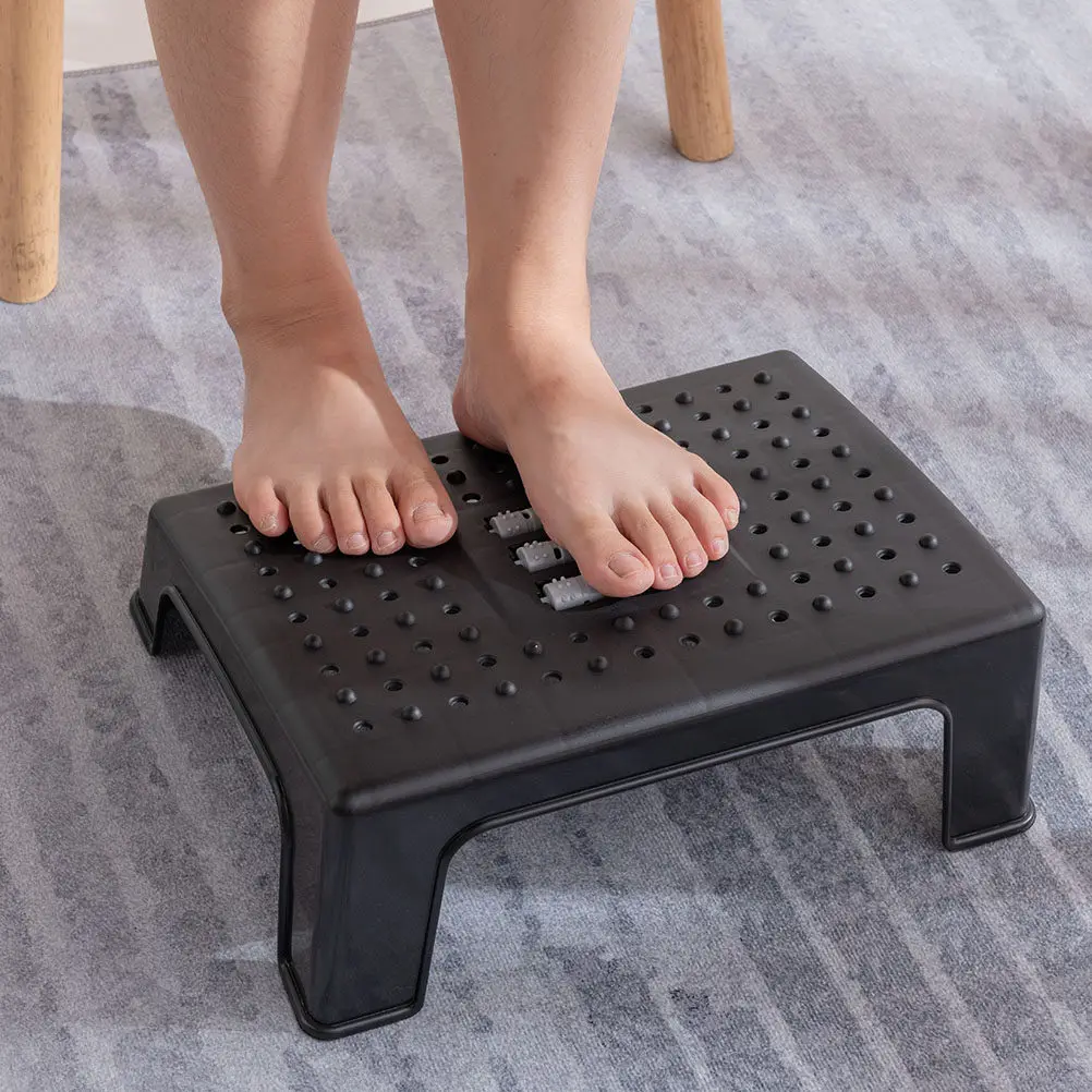 

1 шт. Массажная подставка для ног: прочная, легкая, эргономичная, для дома и офиса, улучшает кровообращение, комфортная для использования на диване