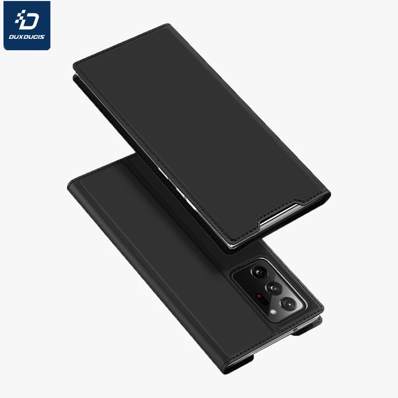 

DUX DUCIS luxurious Flip ultrathin Leather Wallet Cace For Samsung Note20 Ultra Magnetic skin Card Slot Shockproof Phone Cover