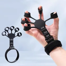 Silicone Grip Training and Exercise Finger Exercise Stretcher Hand Strengthener Arthritis Grip Trainer Hand Brush Expander Grips