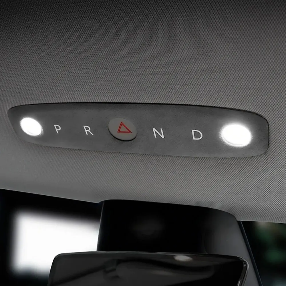 

1 шт. автомобильная передняя лампа для чтения, рамка, наклейка на крыше, декоративная накладка для Tesla Model 3 Highland 2024 Model Y Juniper 2025-UP