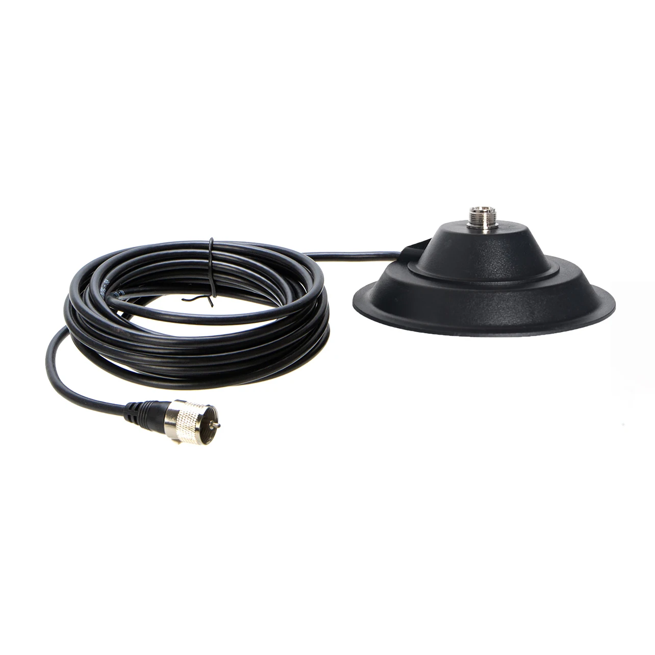 Big Magnetic Mount Base 12CM with 5M Extension Coaxial Cable for Baofeng TYT QYT KT-7900D Baojie BJ-218 Mobile Radio Antenna