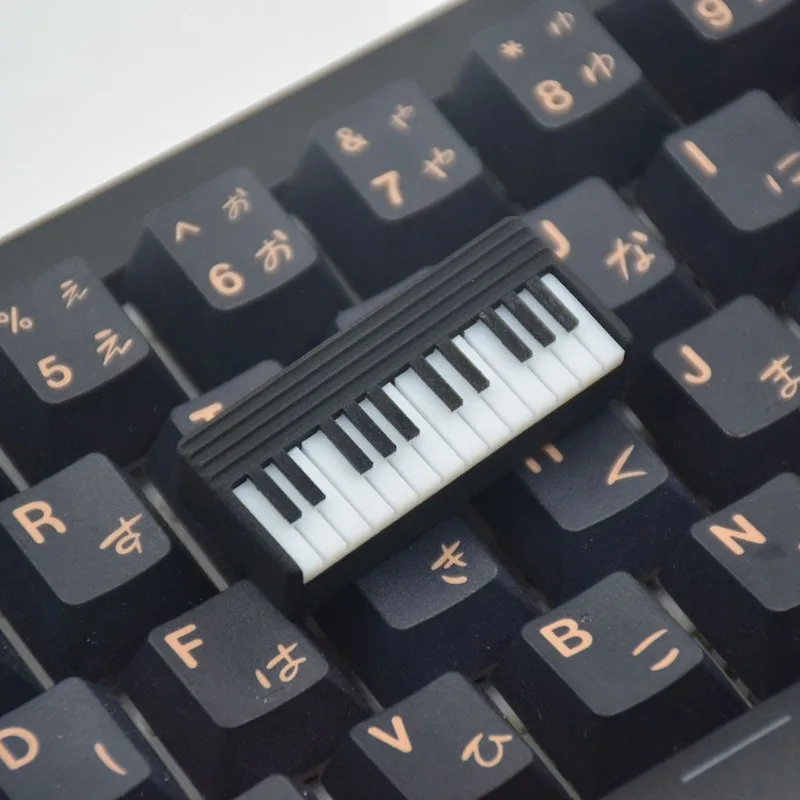 Piano Enter Key 2.25 Size Custom Resin Material Keycaps Hand Colored Personalized Keycaps Mechanical Keyboard Accessories Gift