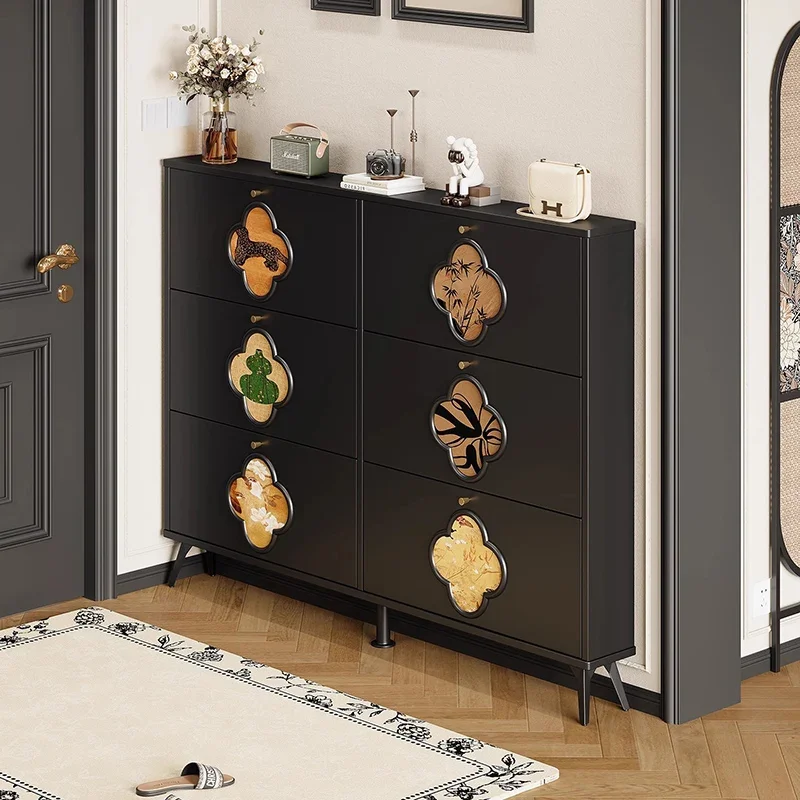 Ultra Thin Drawers Shoe Cabinet Designer Bathroom Wooden Organizer Shoe Cabinet Cleaner Hallway Archivadores Entrance Furniture