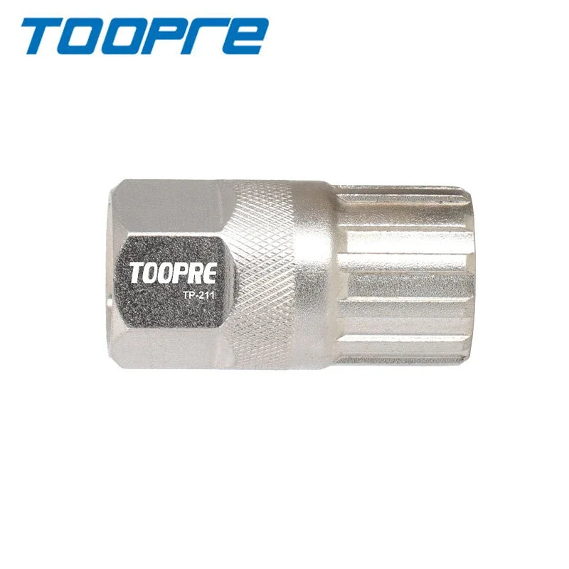 

TOOPRE Bike Silver 6/7/8/9/10/11S Multiple Freewheel Sleeve Rotary Flywheel Tool for SHIMANO MF-TZ500-7 55g Iamok Bicycle Parts