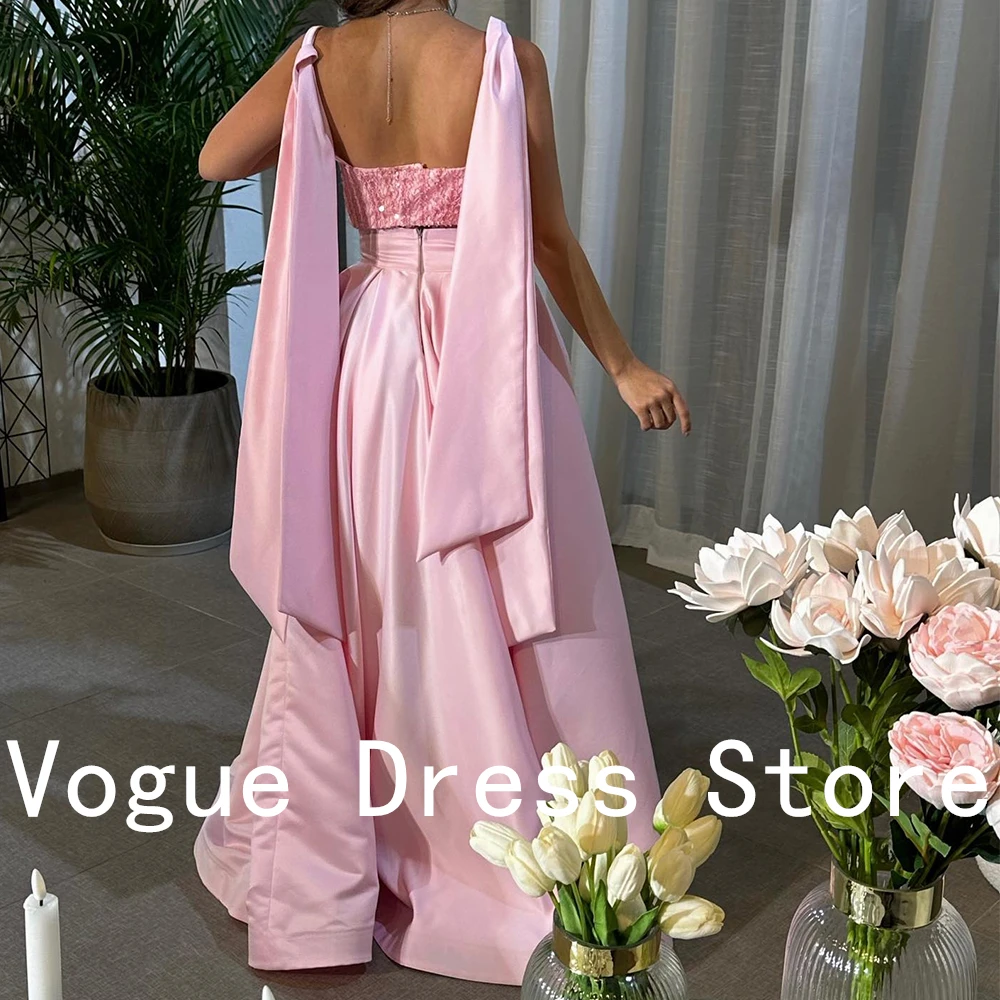 Customized Exquisite Spaghetti Straps Satin Evening Dress Fashion Square Collar Sleeveless A-Line Floor Length Homecom