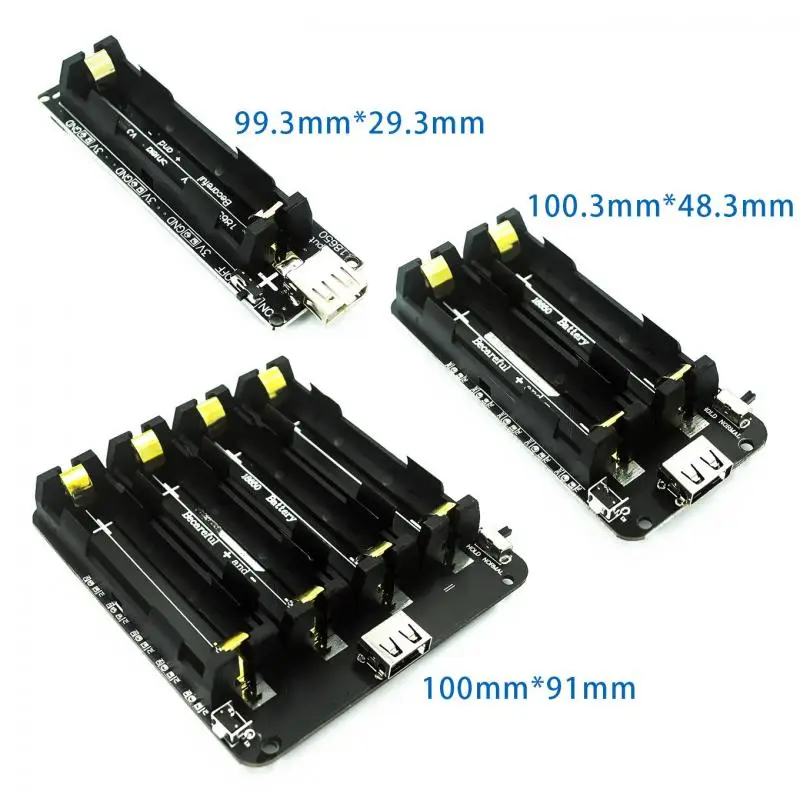 1X 2X 4X esp32 18650 battery shield v3 For Raspberry Pi 5V / 3A 3V / 1A V8 Power Bank Expansion Board USB 2.0 For Arduino