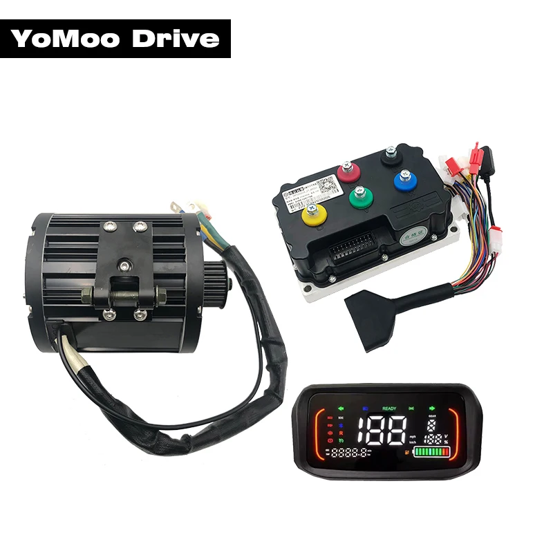 

4KW QS138 PMSM Mid Drive Motor Kits with Fardriver ND72530 Sine Wave Controller And N7 Display For Convert Electric Motorcycle