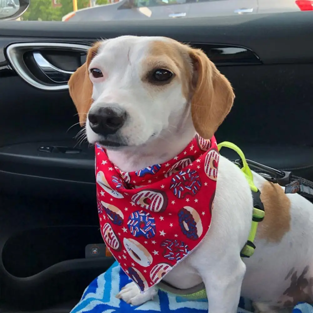 Pañuelo con estampado de moda para perro, bufanda triangular para cachorro, Bandana transpirable, suave y lavable, accesorios para mascotas