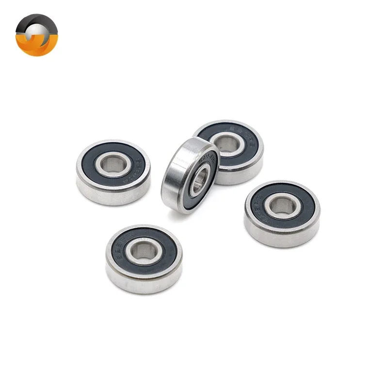 4PCS R4RS  Bearing 6.35 x15.875 x 4.98mm Rubber Seal Ball Bearing R4-2RS