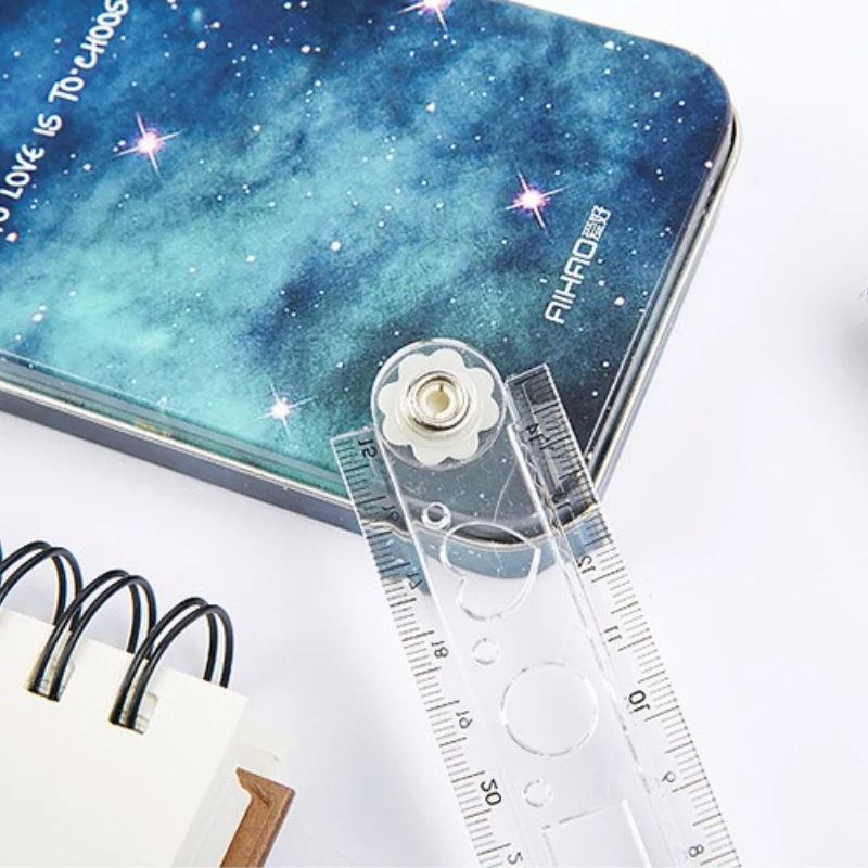 40pcs Transparent 30cm Folder Rulers Desk Accessories Kawaii School Supplies 30cm Rulers Drafting Tools Wholesale Office Gadgets