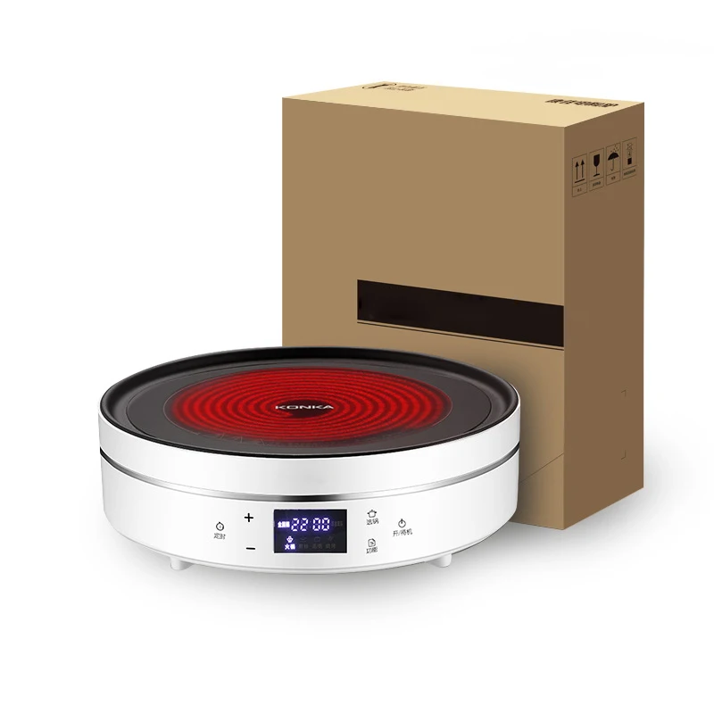 موقد سيراميك كهربائي 2200 وات، موقد شواء كهربائي، طباخ التعريفي المنزلي، موقد موجة ضوء النار الشرس عالي الطاقة