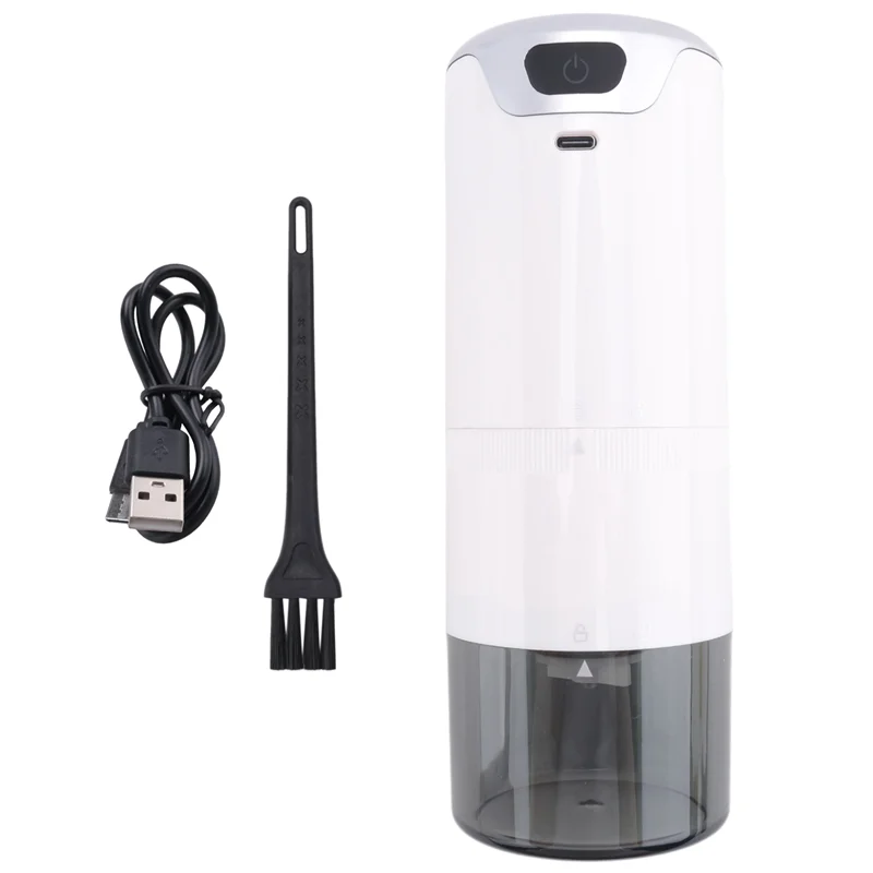 

-A02R Coffee Grinder Electric Espresso Coffee Bean Grinder Stainless Steel Automatic Portable Rechargeable Coffee Mill