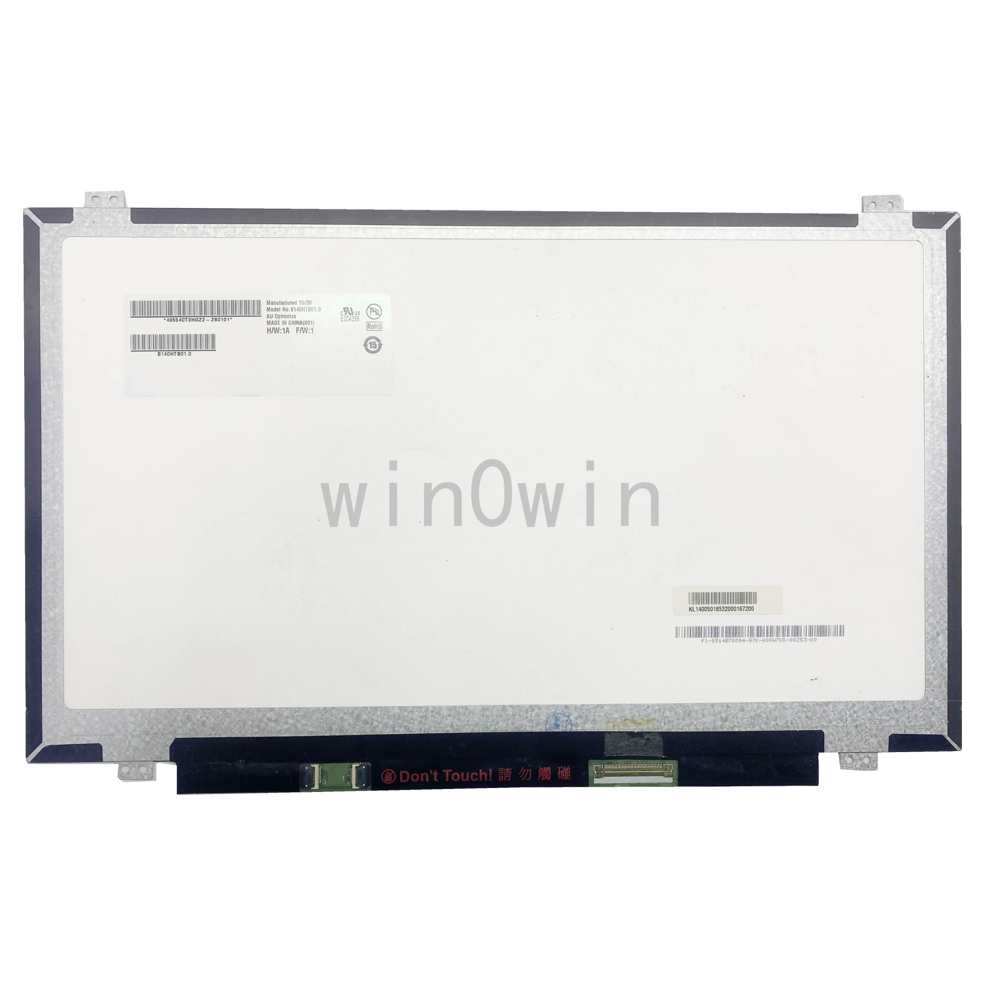

B140HTB01.0 0A 40-контактный EDP 14,0 дюйма 1920x1080 Дисплей Матричный ЖК-экран для ноутбука с сенсорным экраном