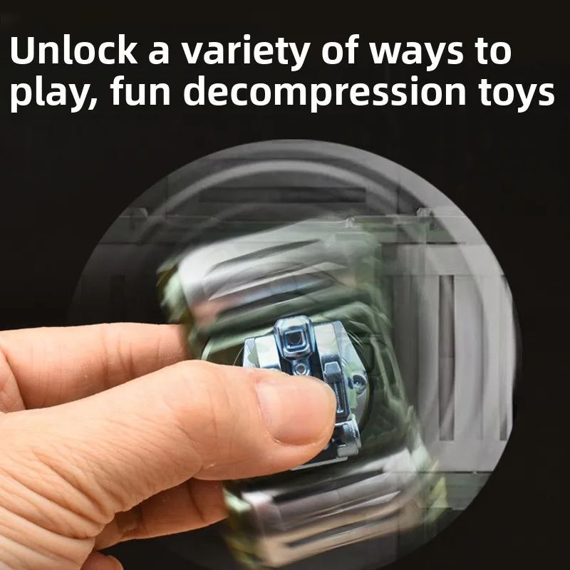 Nieuwe aanwinst: Transformerende Mecha Tank Fidget Spinner | Educatief speelgoed voor kinderen | Stressverlichtingsgadget voor volwassenen | Creatief decompressiegeschenk