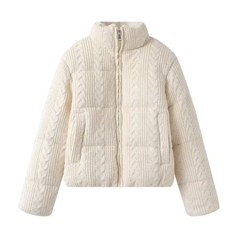 

Jackets Women's Parkas Winter Coat Thick Warm Outwear Long Sleeve inszart Elegant Fashion With Zipper 2024 Casual Woman Jackets