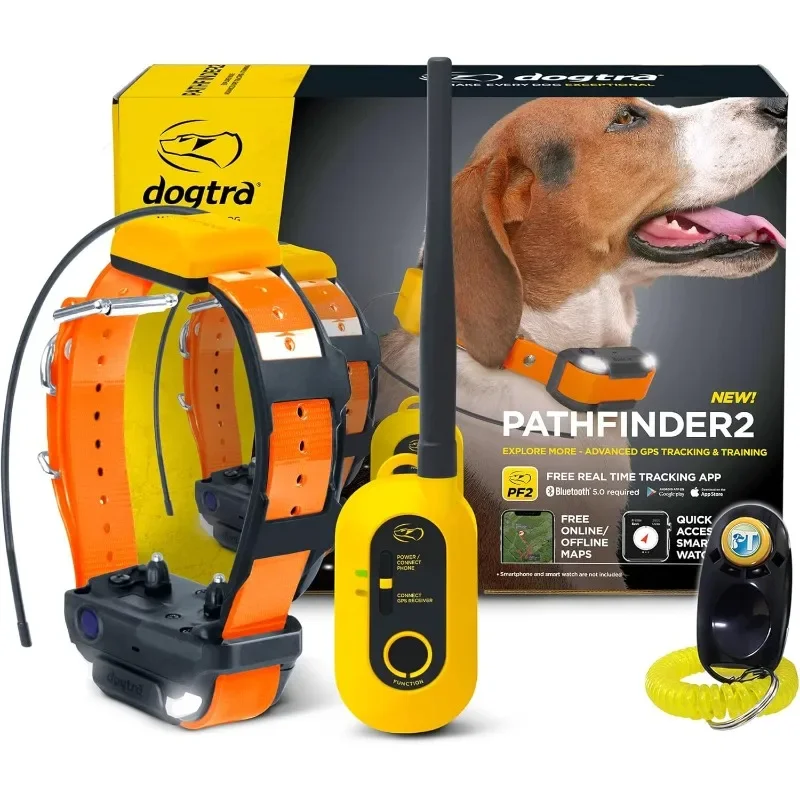 2 - Hunting Ecollar GPS Dog Training Collar with Remote, 9 Mile Range, Tracking & Containment for Medium & Large Dog Breeds