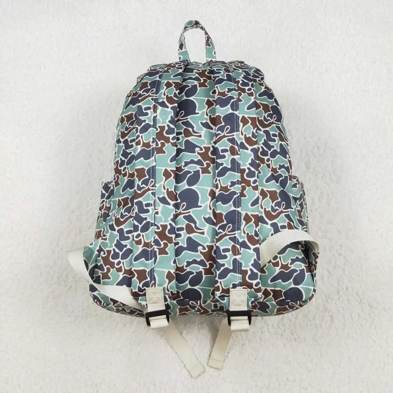 2024 Ready to ship infant baby kids mallard duck camo print mini backpack wholesale baby diaper backpack baby shoulder bag