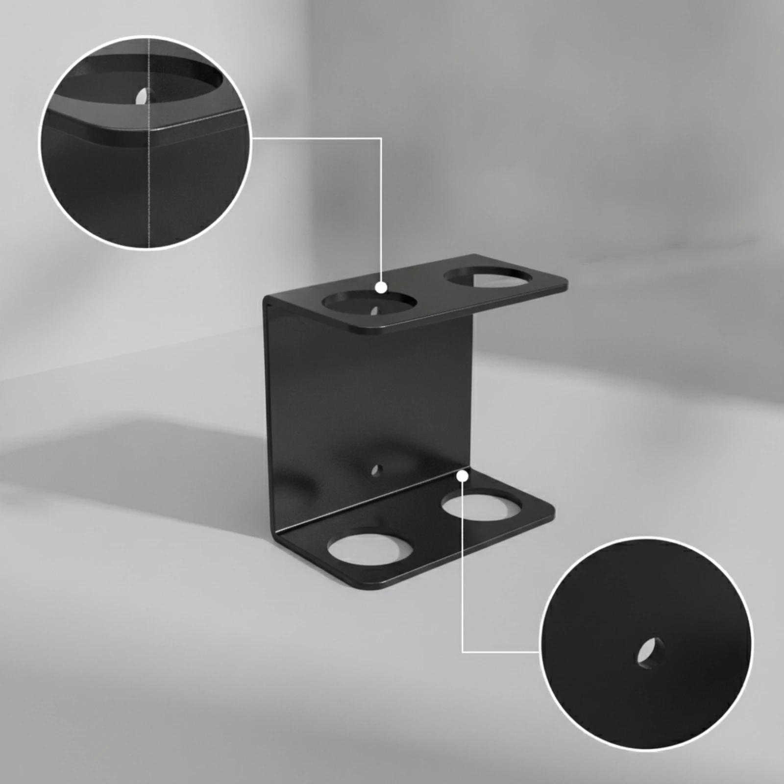 Barbell Wall Rack Space Saving Barbell Holder Bracket Compact Gym Equipment Easy to Install