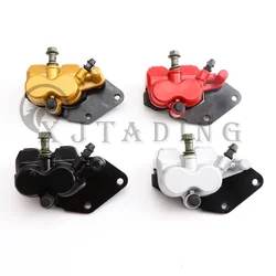 Hydraulic disc brake lower pump brake caliper with Brake Pads for 50cc 125cc 150cc 250cc GY6 QMB139 Scooters Motorcycle parts