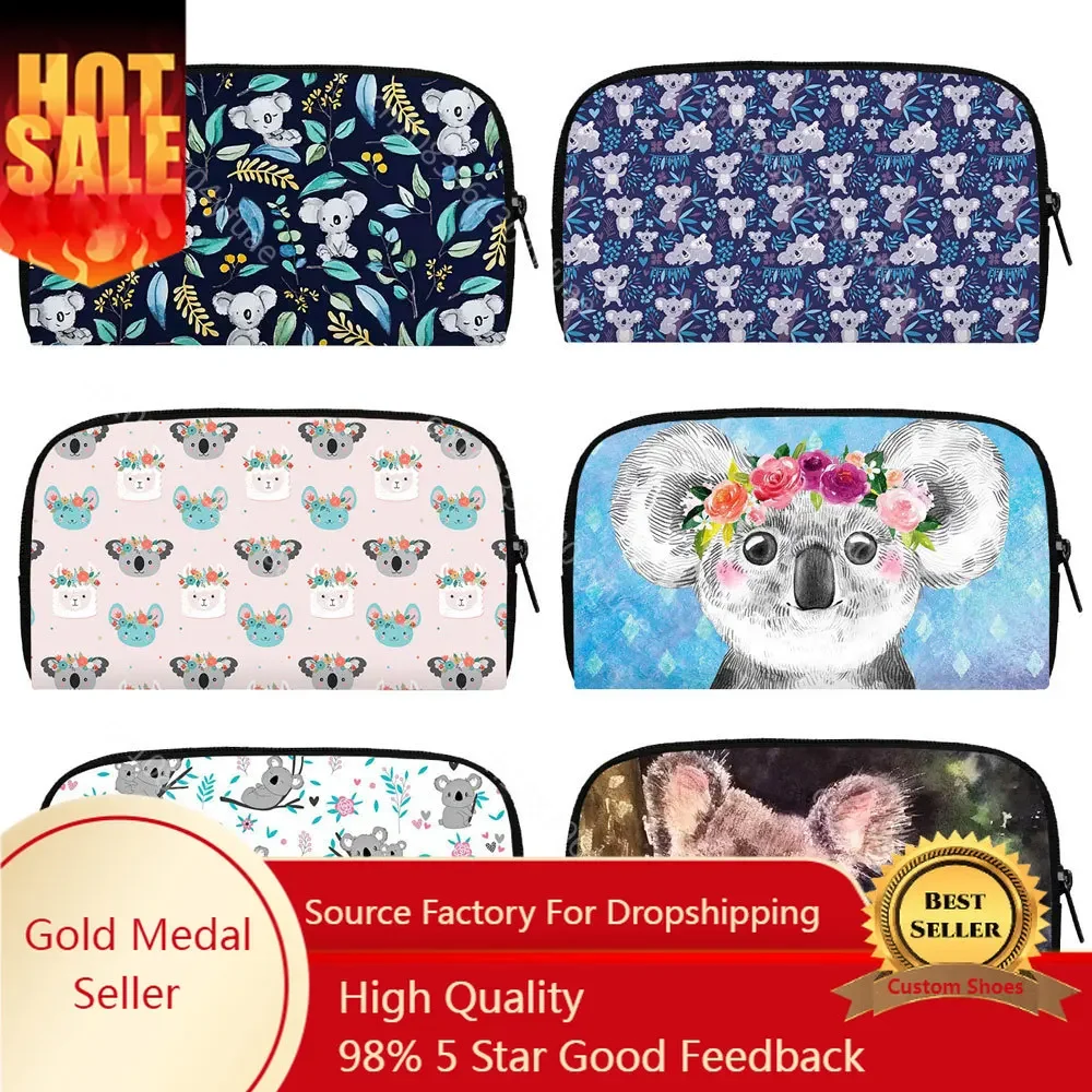 

Kawaii Koala Print Wallets Cute Women Clutch Purse ID Credit Card Coin Bags Phone Holder Cute Long Wallet Girls Money Bag