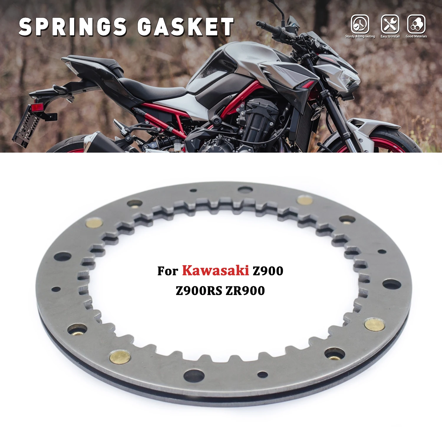 For Kawasaki Z900 ZR900 2017-2024 ABS 2017-2023 Z900RS ZR900 2018-2024 ABS 2018-2023 Clutch Spring Plate Motorcycle