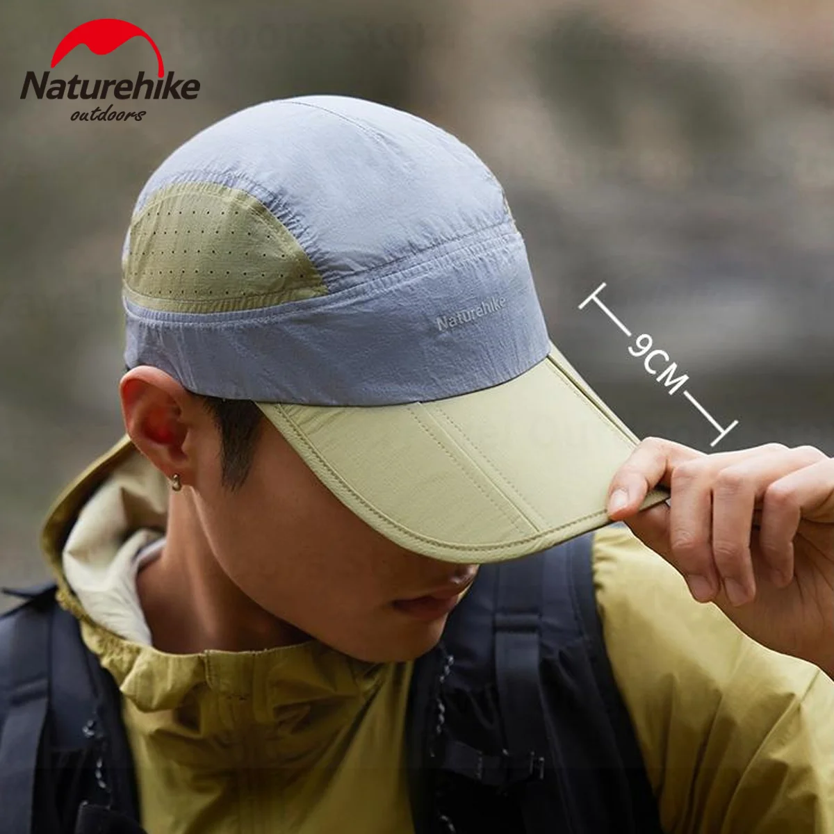 

Naturehike Folding Cap Outdoor Sports Lightweight Hiking Cap Portable Breathable Sun Hat Ultraviolet -proof Quick-dry Sports Hat