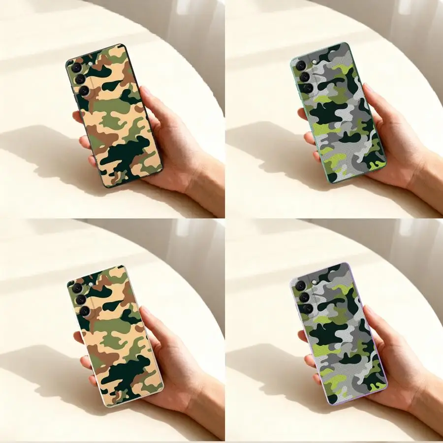 Case for Samsung Galaxy A24 A35 A22 A52 A16 A15 A34 A11 A12 A51 A36 A26 A13 A14 Phone Cover Camouflage Texture