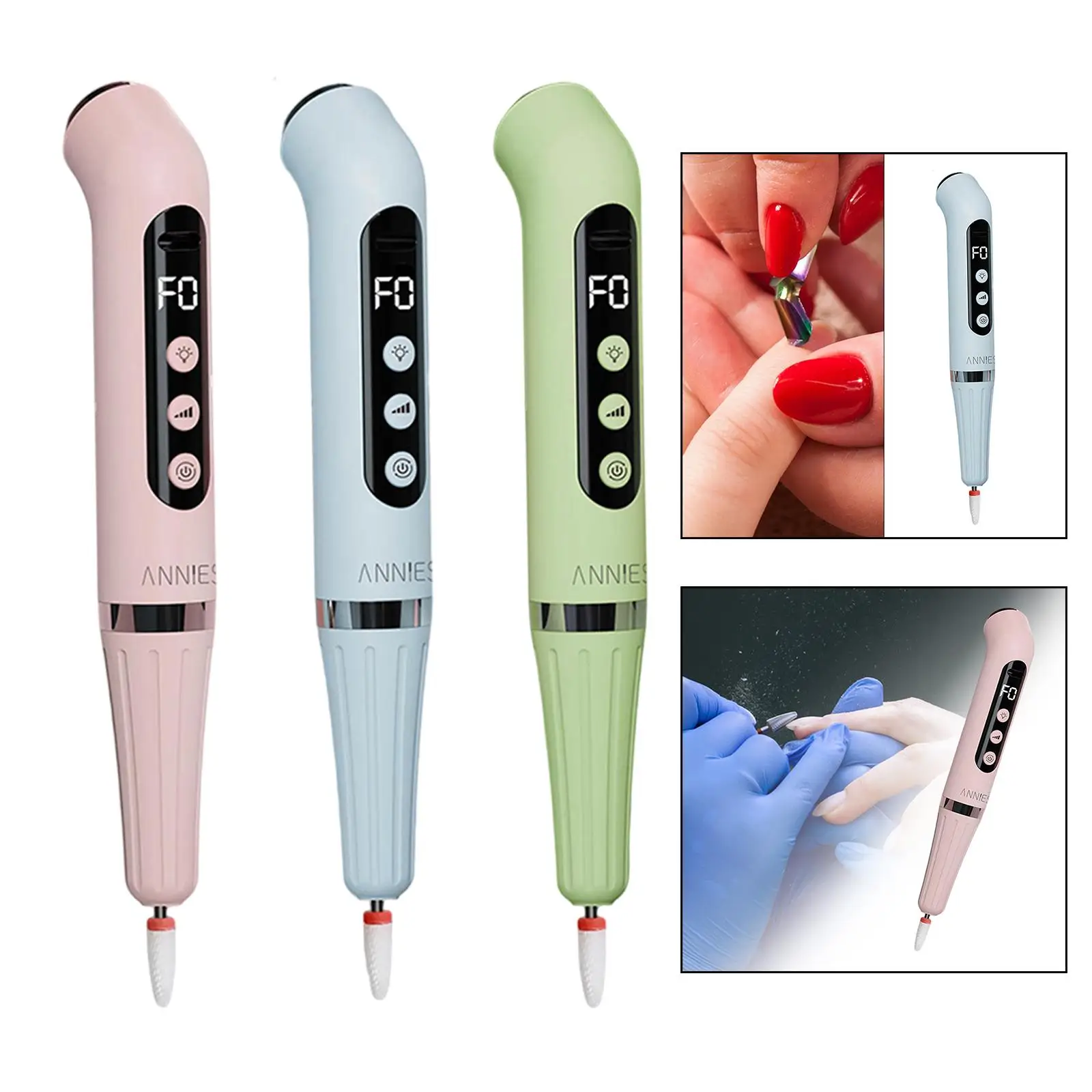 Electric Nail File with Nail Lamp for Gel Nails Portable Nail Sander Home Salon Use Manicure Pedicure Tool for Polishing Sanding