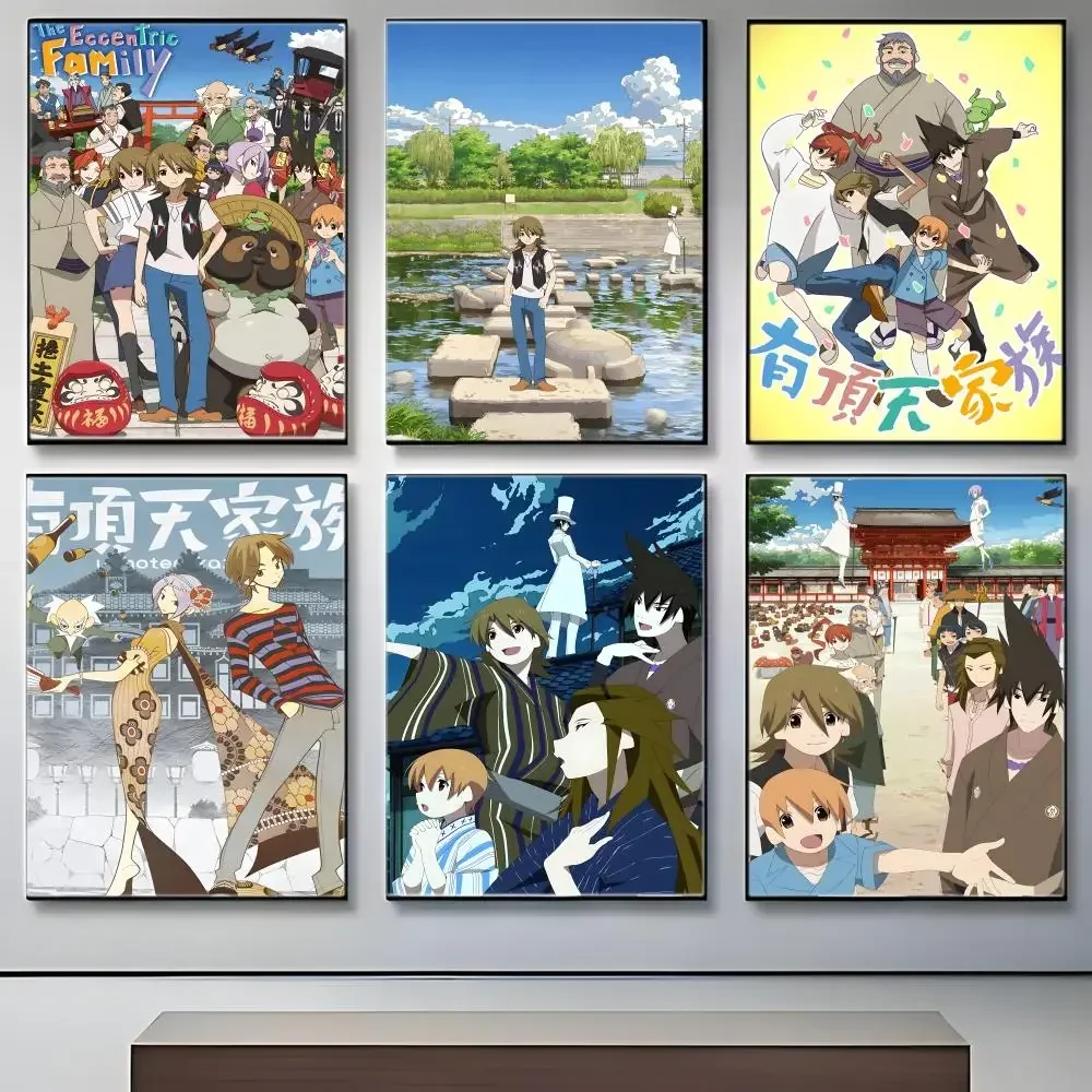 Comedy Anime T-The Eccentric Family Poster Crease Free Waterproof Durable All Space Wall Decor