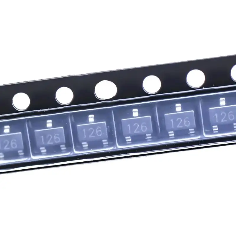Brand New Original A1126LLHLT-T A1126LLHLX-T Type Hall Sensor Element, with High Sensitivity, SOT23, Silk-Screened 126