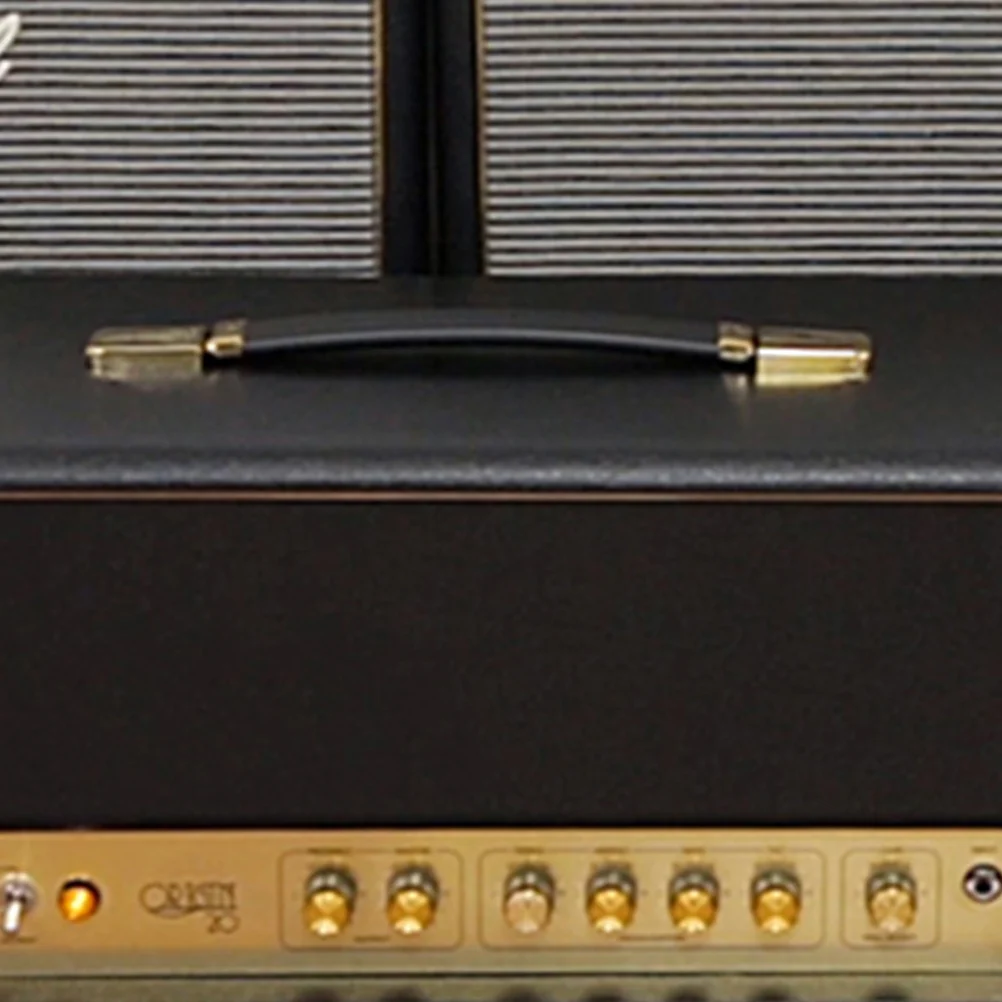 

1Set Sound Box Handle Heavy Duty Portable Comfort Grip Amplifier Handle with Screws Metal End Caps Outdoor Speaker Accessories