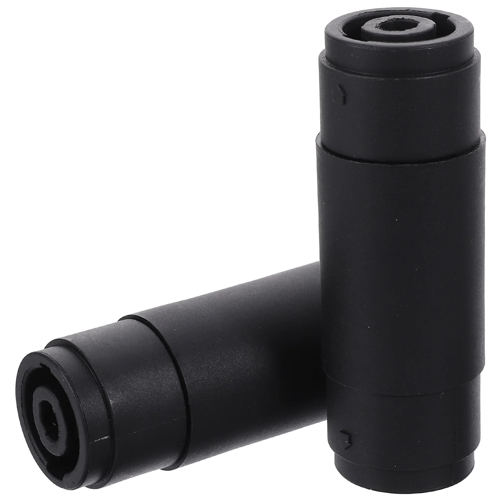 

2 Pcs Extended Plug Speaker Accessories Loudspeaker Connectors Audio Male Plug Four Core Connector for Stage KTV Studio Sound