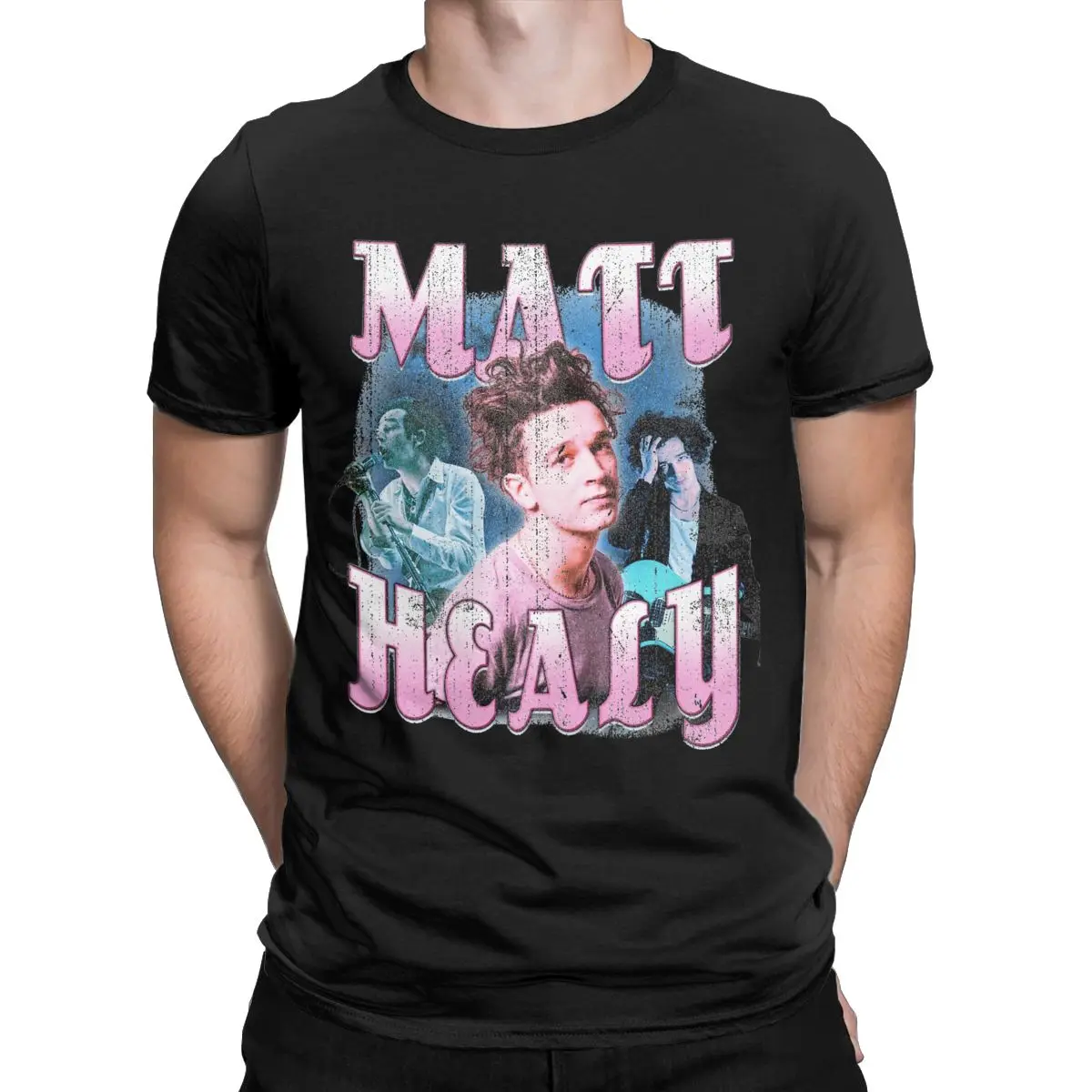 Matt Healy The 1975 Vintage Bootleg Apparel Shirts for Men Women Vintage 100% Cotton Summer Tee Shirts